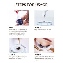 Load image into Gallery viewer, Gollee Glue for Eyelash Extensions 5PCS 5ML Ethanol Primer Cleaning Lash Extension Supplies Lash Glue Super Bonder Makeup Tools