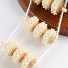 Load image into Gallery viewer, Wood Back Massage Roller Rope, Wood Therapy Cellulite Massage Tools, Self Massage Tools for Neck Leg Back Pain Relief Body Care