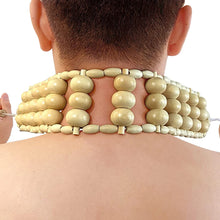 Load image into Gallery viewer, Wood Back Massage Roller Rope, Wood Therapy Cellulite Massage Tools, Self Massage Tools for Neck Leg Back Pain Relief Body Care