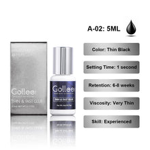 Load image into Gallery viewer, Gollee Glue for Eyelash Extensions 5PCS 5ML Ethanol Primer Cleaning Lash Extension Supplies Lash Glue Super Bonder Makeup Tools