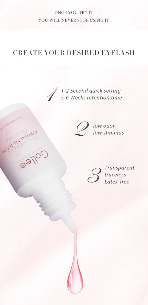 Gollee 10/12PCS Lash Glue Jelly Powder Glue 5ml Eyelash Extension Supplie Makeup Tools Bonder accelerator Lash Super Bonder Lash