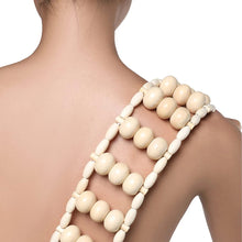 Load image into Gallery viewer, Wood Back Massage Roller Rope, Wood Therapy Cellulite Massage Tools, Self Massage Tools for Neck Leg Back Pain Relief Body Care