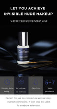 Load image into Gallery viewer, Gollee Glue for Eyelash Extensions 5PCS 5ML Ethanol Primer Cleaning Lash Extension Supplies Lash Glue Super Bonder Makeup Tools