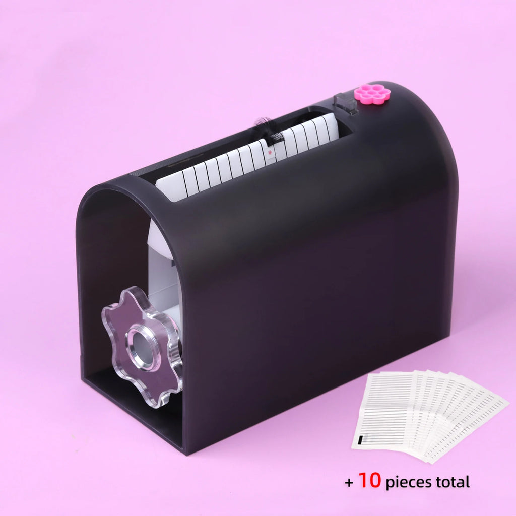 Self Fanning Lash Extension Making Machine Easy Volum Fan False Eyelash Separator Root Splitter Machine with Drawer Makeup Tools