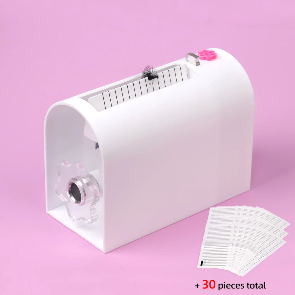 Self Fanning Lash Extension Making Machine Easy Volum Fan False Eyelash Separator Root Splitter Machine with Drawer Makeup Tools
